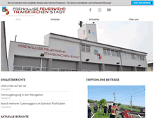 Tablet Screenshot of feuerwehr-traiskirchen.at